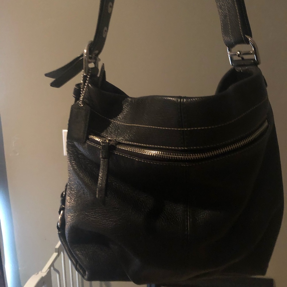 Black coach purse